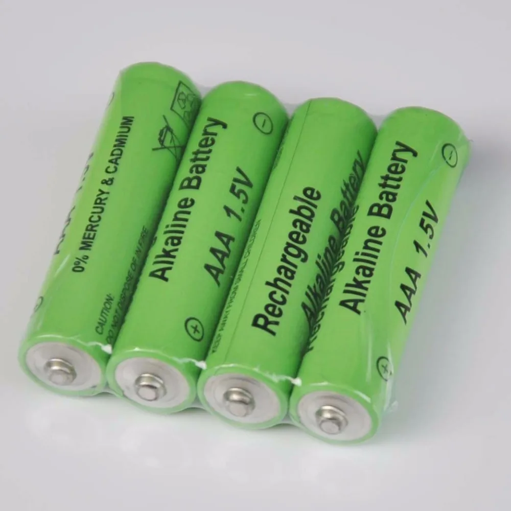 4 12PCS 1.5V AAA rechargeable battery alkaline 3A cell 2000mah for led