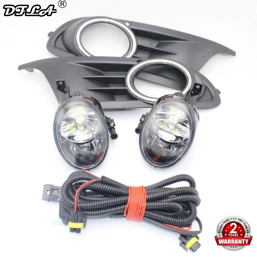 LED Car Fog font b Lamp b font For VW Golf 6 MK6 2009 2010 2011
