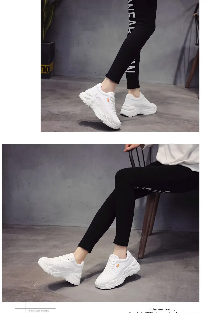 Qwedf/летние модели; женские белые кроссовки для студентов; сезон весна-осень; кроссовки из дышащей сетки; обувь на платформе для девочек; B8-34