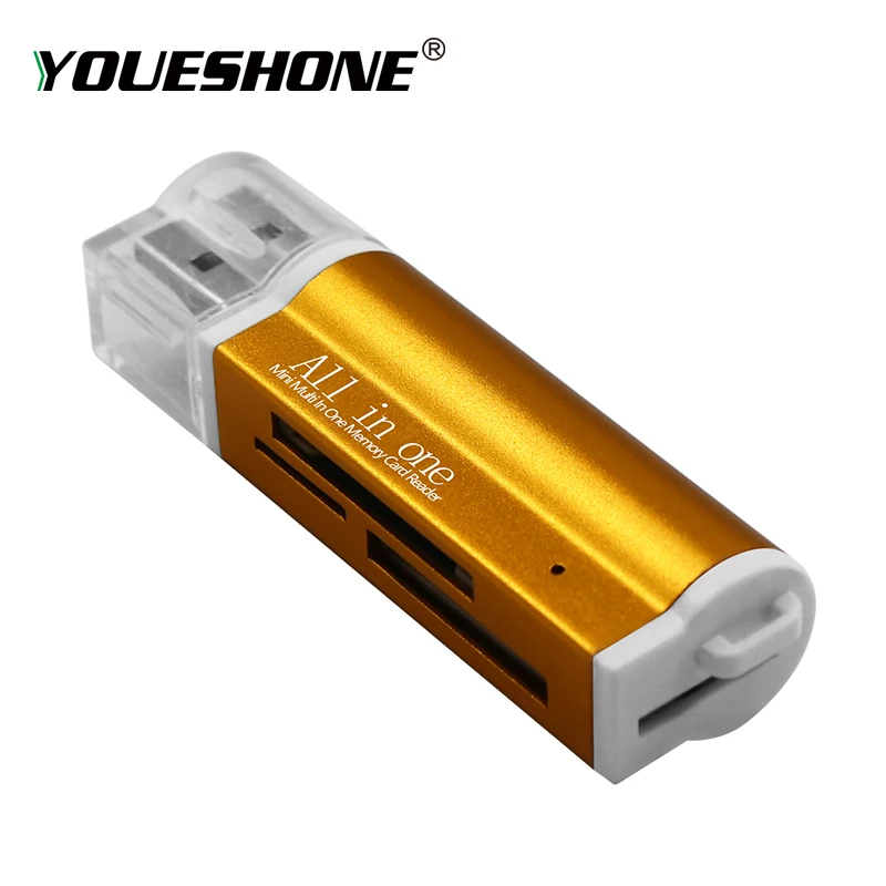 Мульти все в 1 Micro USB 2 0 кардридер адаптер для SD SDHC TF M2 MMC MS PRO DUO 2018|Картридеры| |