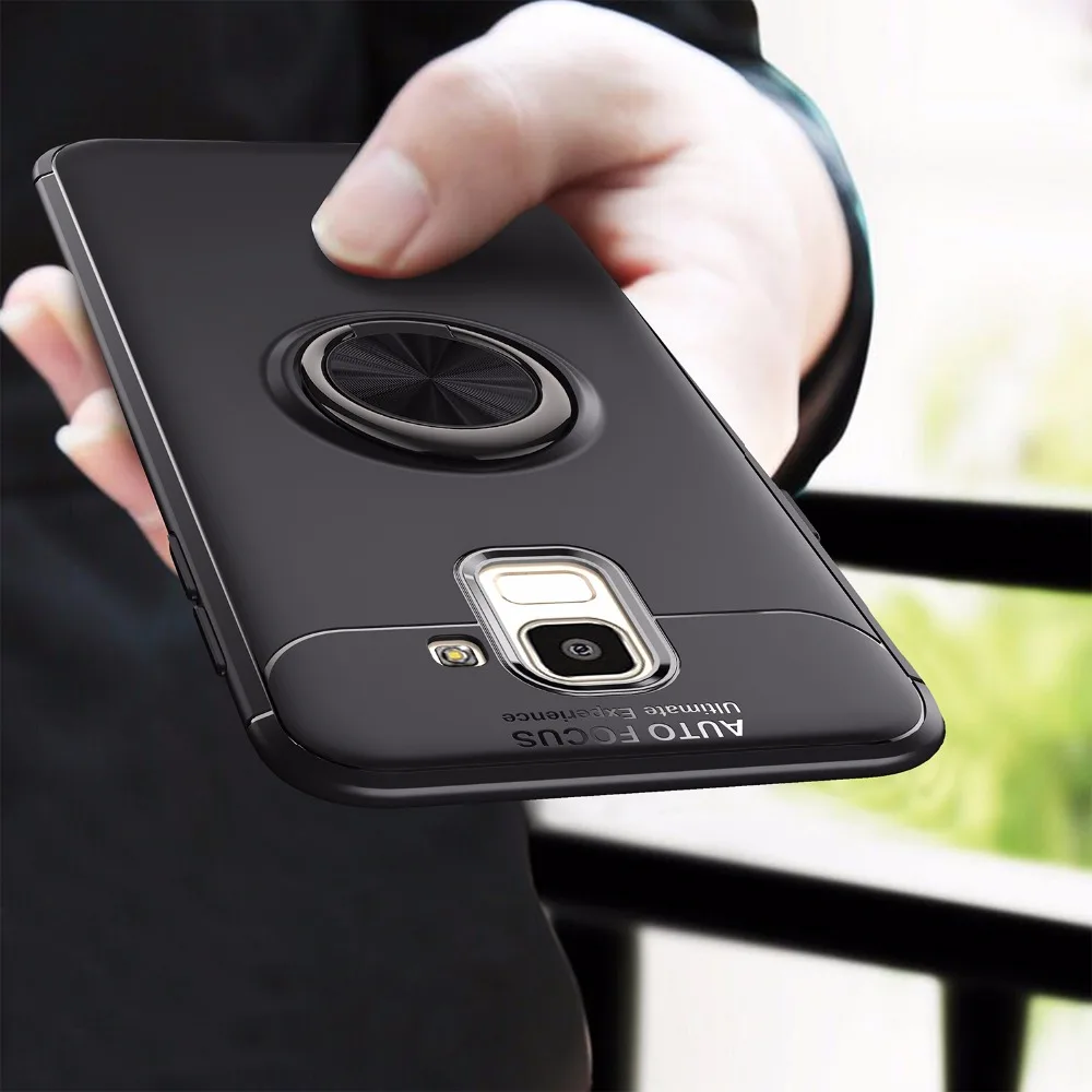 Для Samsung Galaxy J8 2018 чехол для телефона J2 Core J4 Prime защитный кольцо кронштейн ТПУ