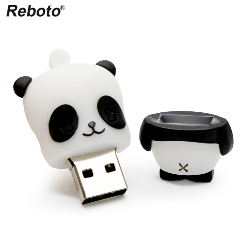 Флеш-накопитель Panda, USB флеш-накопитель, 64 ГБ, USB карта памяти с милыми животными, 4 ГБ, 8 ГБ, USB мини-накопитель, 16 ГБ, 32 ГБ, USB 2,0, флеш-накопитель