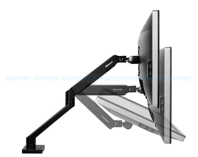 Горячая D6 высококачественный газовый пружинный Настольный универсальный поворотный подъемный держатель для монитора Кронштейн для ТВ дисплея