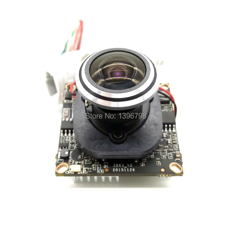Модуль ip камеры IMX322 2.0MP 1080P 360 градусный широкий угол рыбий глаз панорамная камера