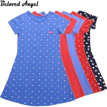 2017 New Design 5 Style Girls Summer Dresses Tunic Robe Baby Clothes Kids Birthday Party Wear