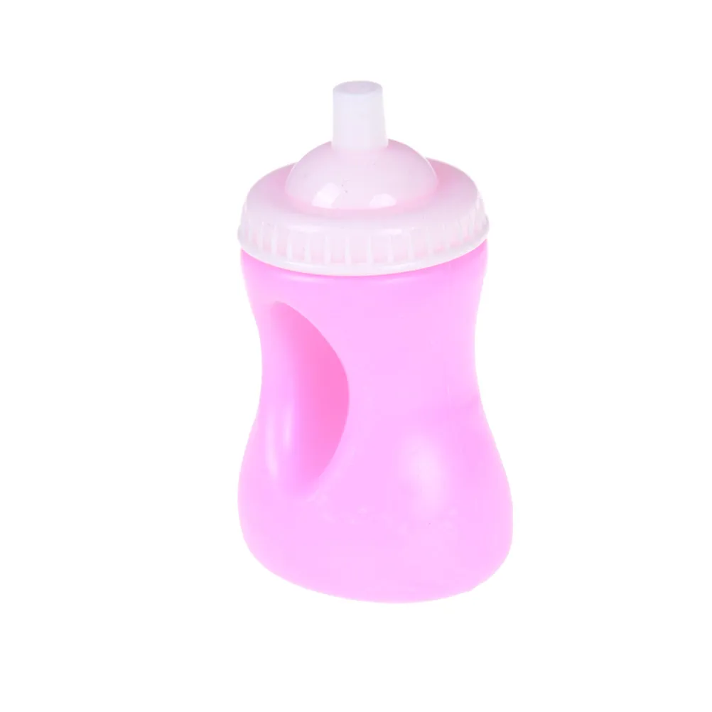 1PCS Pink Dolls Mini Feeding Bottle For Barbies Newborn Baby Dolls