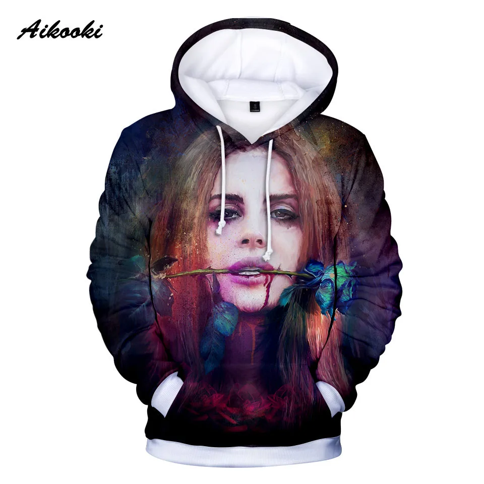 

New Brand desing Hot sell 3D hoodies Teenage Britney Spears Lana Del Rey 3D print hoodie sweatshirts Lady street wear Polluvers
