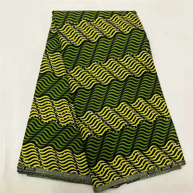 

Stone wax Ankara fabric high quality african print fabric tissu africai 6 yards per lot cotton cloth material !XM101203