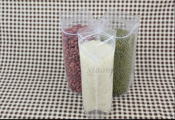 Оптовая продажа прозрачный пластиковый мешок Ziplock для молочного чая кофе mocktail