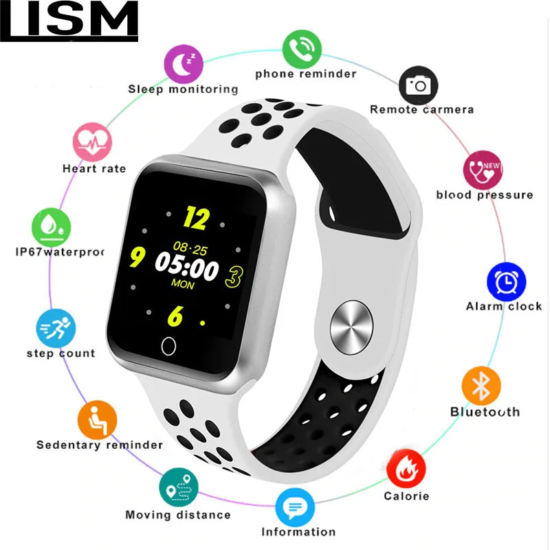 

Smart watch Pedometer Heart Rate Blood Pressure Monitor Smartwatch IP 67 Waterproof Smart Watches for Men Women Reloj Men Watch