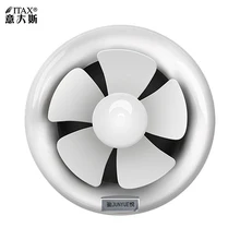 Круглая Ванна Кухня lampblack стеклянная стена Труба Тип вентиляционный вентилятор ванная комната вытяжной 6 дюймов 8 inchITAS9918AA