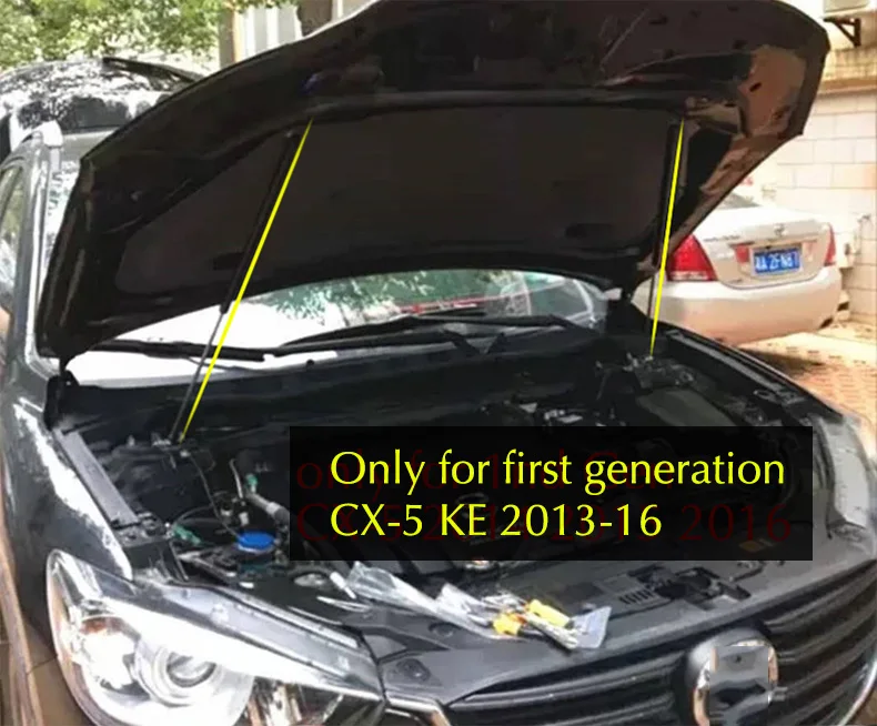 Для Mazda CX-5 CX5 KE Автомобильный ремонт передняя крышка капота двигателя гидравлический стержень, пружинный упор амортизатор для автомобиля