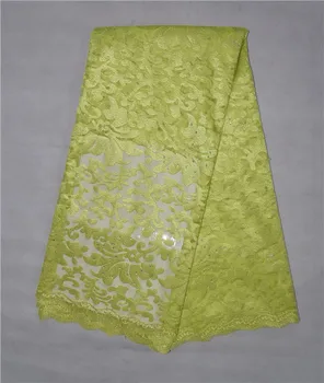

Free Shipping African embroidered african tulle lace French net lace fabric nigerian wedding african lace 5Y/Lot 16 10QW