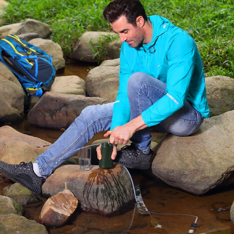 Miniwell открытый спортивный насосный фильтр для воды выживания Приключения