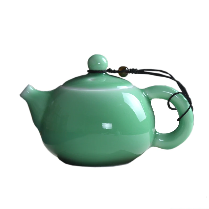 Чайный набор хрустящая глазурь Ge Kiln Longquan Celadon Zisha керамика искусство Тай Тхи китайский чайный горшок фарфор Исин глина антикварный чайный горшок