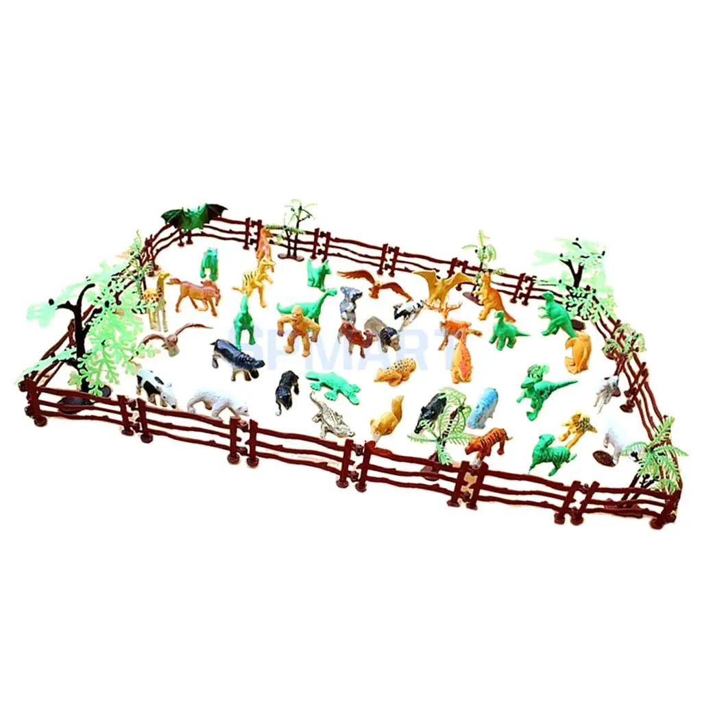 MagiDeal Plastic Realistic Wildlife Jungle Forest Animals Action Figure Toys for Home Desk Decor Children Kids Birthday Gift