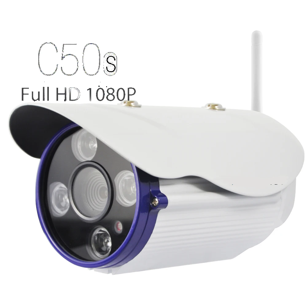 VStarcam C50S Full 1080P HD ONVIF WIFI IP Bullet Camera with 4 Super Power Night Vision