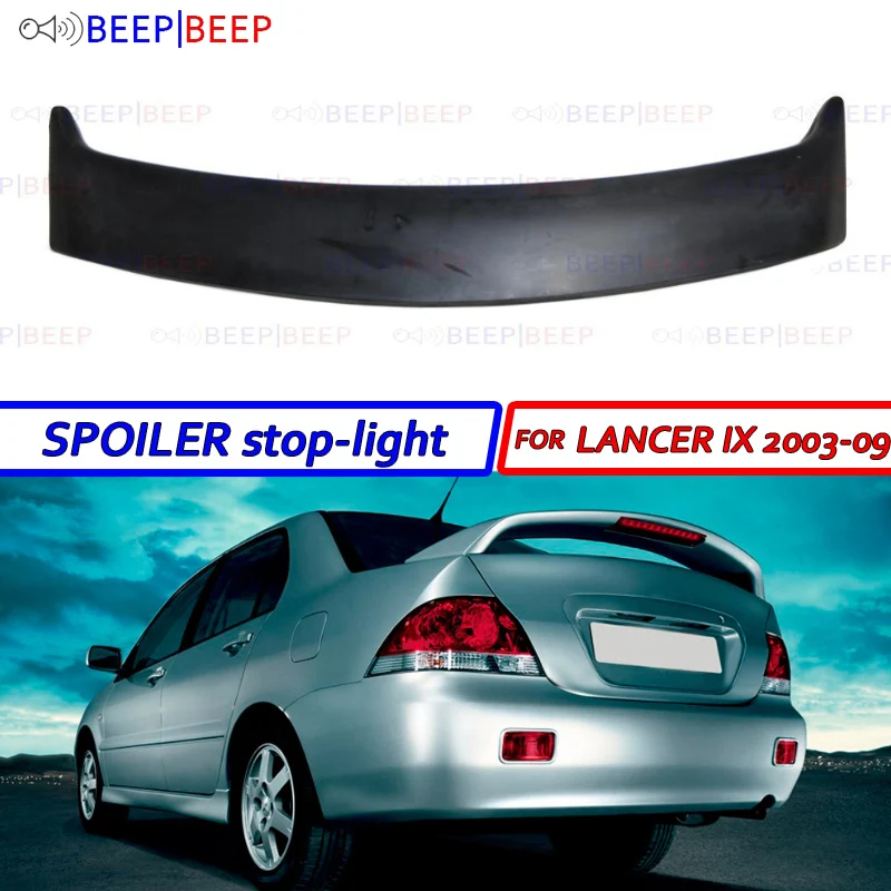 Спойлер стоп-светильник для Mitsubishi Lancer IX 2003-2009 ABS пластик спортивный стиль автомобильные аксессуары украшения динамический гоночный тюнинг