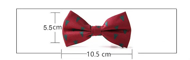 Модный детский Рождественский галстук-бабочка, праздничный галстук-бабочка, Шелковый Рождественский галстук-бабочка для мальчиков и девочек