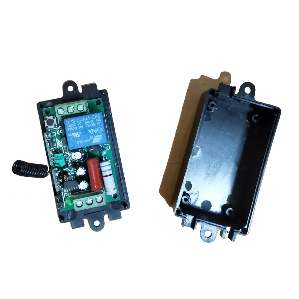 

Smart 10A 220V 1CH 1 CH RF Remote Control Switch Receiver For Stairs Ceiling LED Lamp Light Strips,110V Receiver 315/433Mhz