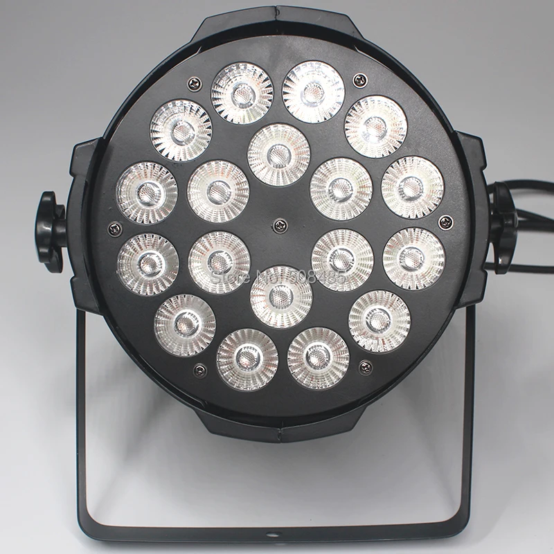 Светодиодный Par 18x18W RGBWA + UV 6in1 светодиодный Can прожектор dj проектор для мытья
