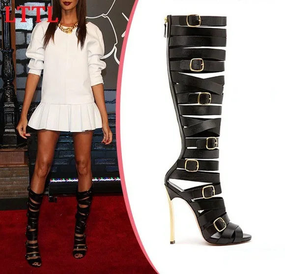 long gladiator heels