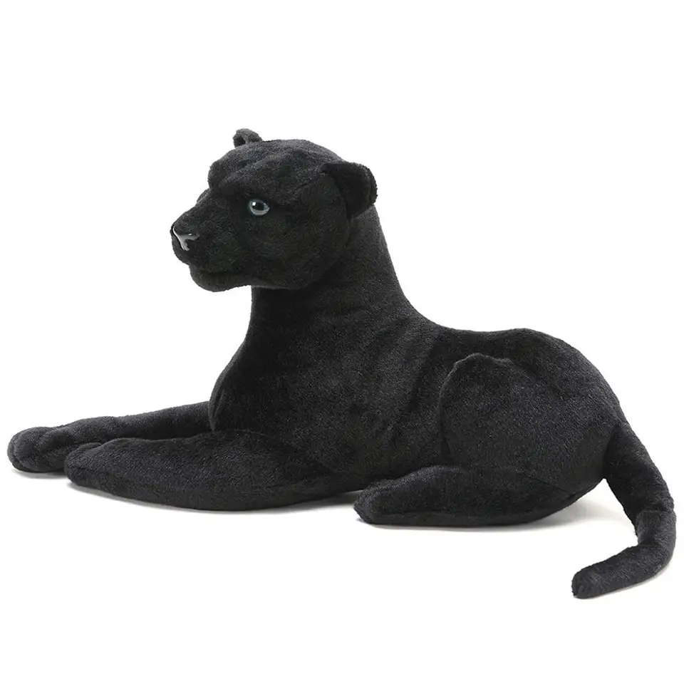 realistic stuffed black cat