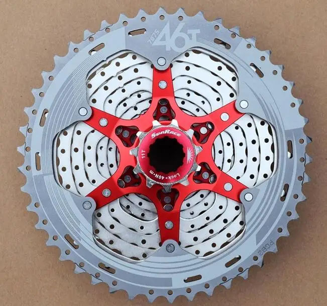 Sunracing CSMX8 11 46T скоростей MTB кассета свободного хода широкое соотношение велосипед
