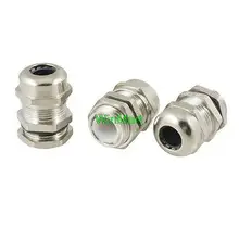 Нержавеющая сталь M16 4-8 мм Водонепроницаемый Разъем Кабельный сальник для герметизации провода с 3 предмета в комплекте