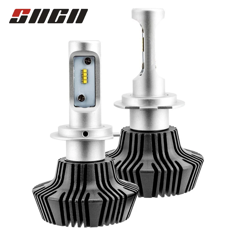 

SNCN 2pcs G7 Headlight Bulbs LED Car Light 9005/HB3 9006/HB4 H4/9003/HB2 Hi/Lo H7 Headlamp H8 H9 H11 Auto Fog Lamp 50w 8000Lm