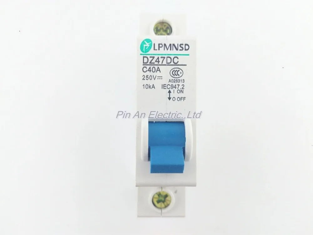 

1P 40A DC 250V Circuit breaker MCB