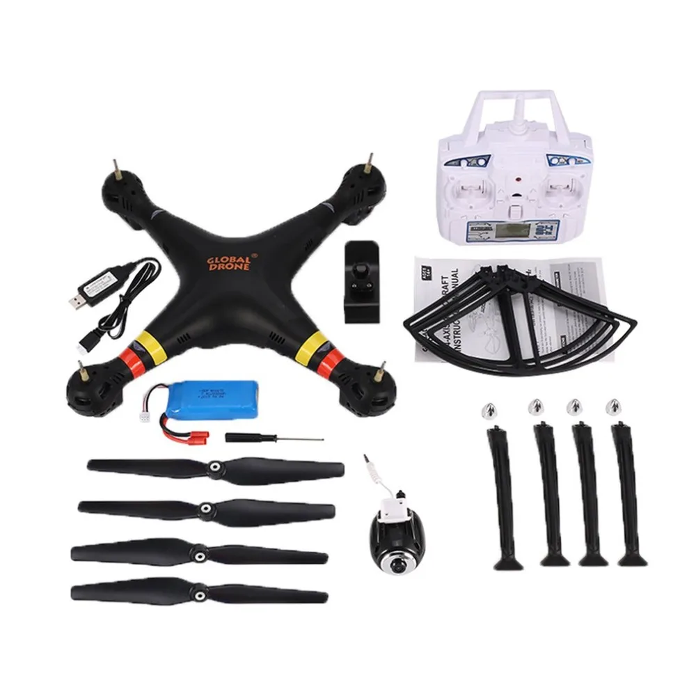 

GLOBAL DRONE GW180 Selfie FPV RC 2.4G RC Quadcopter Drone Aircraft with 720P Wifi Camera One Key Return Headless Mode