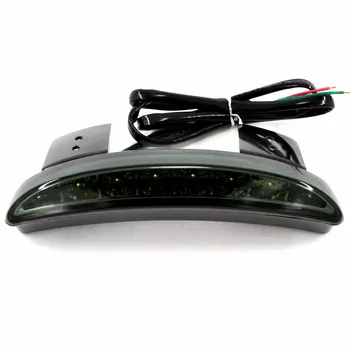 

BJMOTO Motorcycle Rear Fender Edge LED Taillight Tail Light Brake Stop Light For Harley Davidson XL883 XL1200V XL1200X
