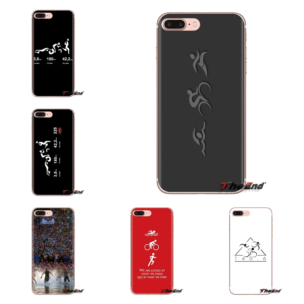 

Soft Transparent Bag Case Item Triathlon Ironman For Huawei G7 G8 P7 P8 P9 P10 P20 P30 Lite Mini Pro P Smart Plus 2017 2018 2019
