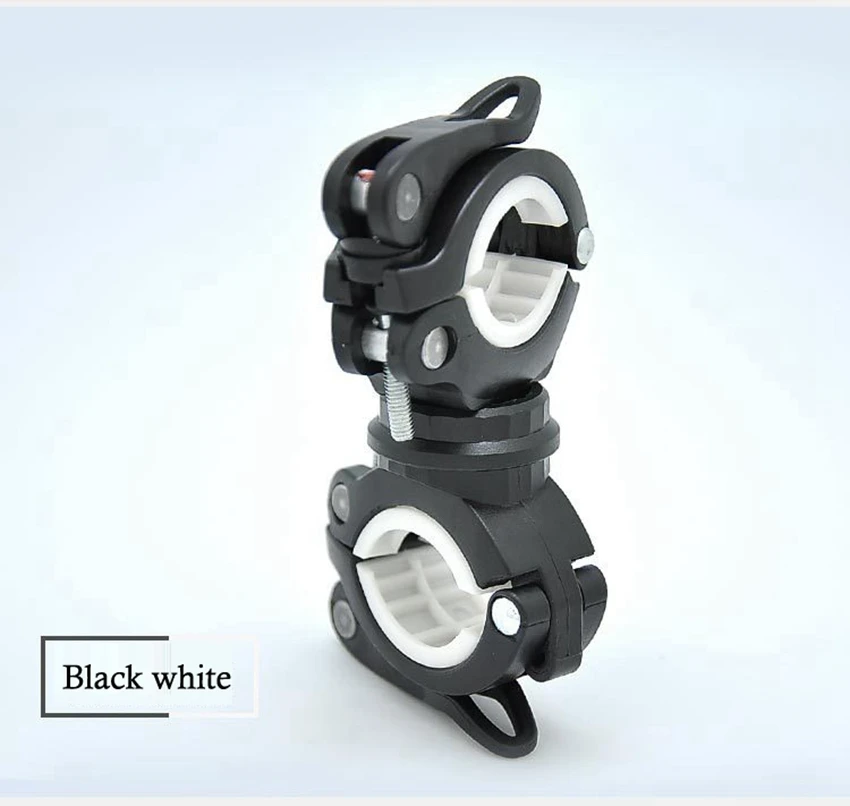 Вращающийся на 360 градусов велосипедный держатель фонаря велосипедный светильник фонарь Крепление светодиодный передний светильник держатель зажим держатель велосипедный светильник