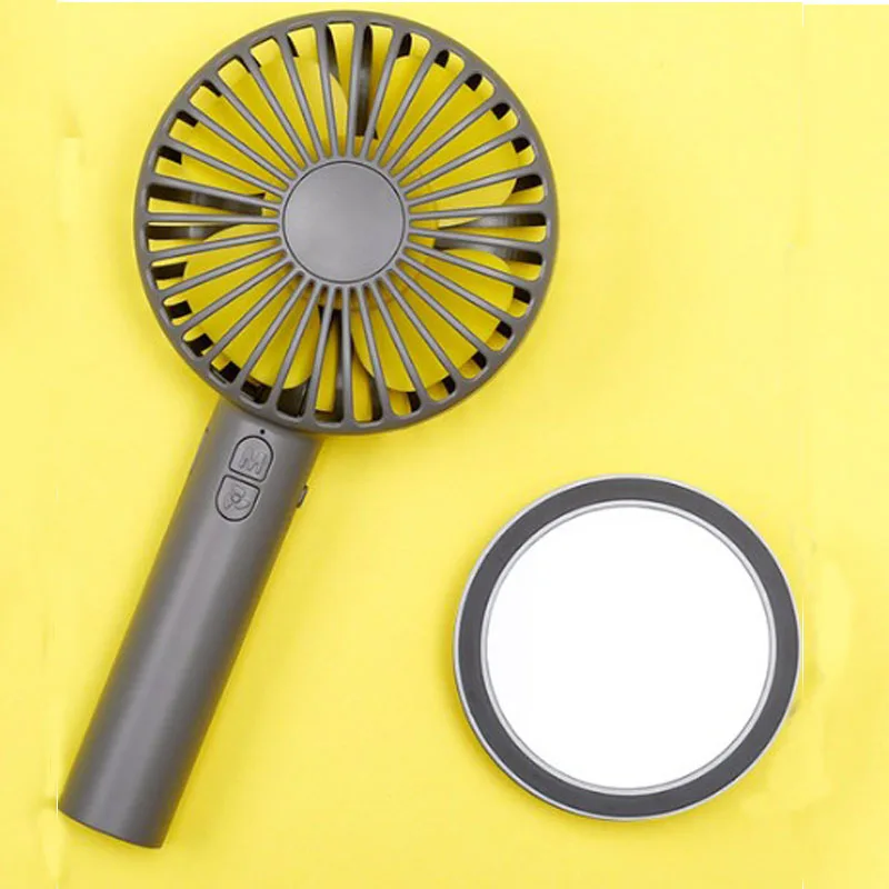 

Fry's Store 2000mAh Portable Hand Fan For Travelling Outdoor Office Creative Macaron Powerful Rechargeable Cooling Fan