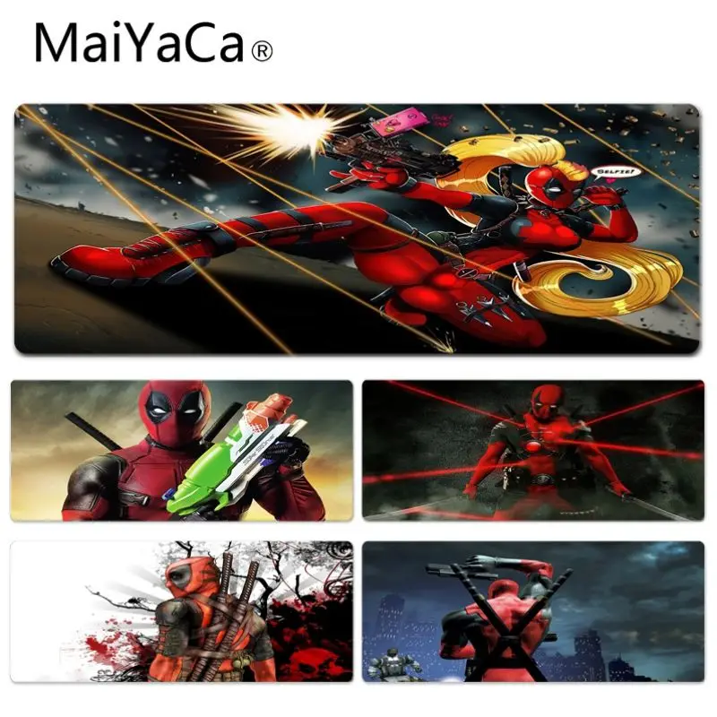 

MaiYaCa Your Own Mats Deadpool mouse pad gamer play mats Computer Notbook Big Mousepad Gaming Mouse Pad