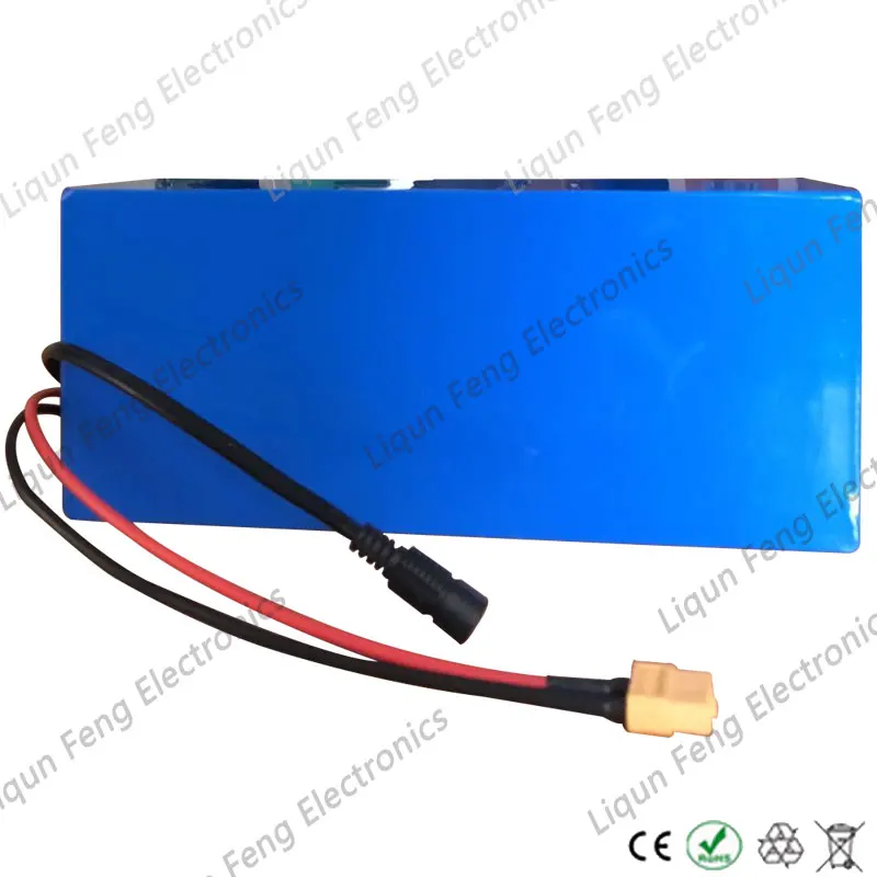 Best Free Customs Tax 48V 16AH 1000W Electric Bicycle Battery 13S5P for Original LG 3200MAH cell 48V E-bike Lithium Battery +Charger 5