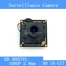 HD Color CMOS 900TVL CCTV Camera Module 1080P 2.8mm Lens + PAL or NTSC Optional surveillance cameras IR-CUT dual-filter switch