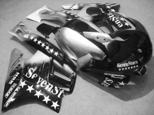 

Motorcycle Fairing kit for HONDA CBR600F3 95 96 CBR600 F3 CBR 600F3 1995 1996 CBR 600 ABS Silver black Fairings set+7gifts HM11