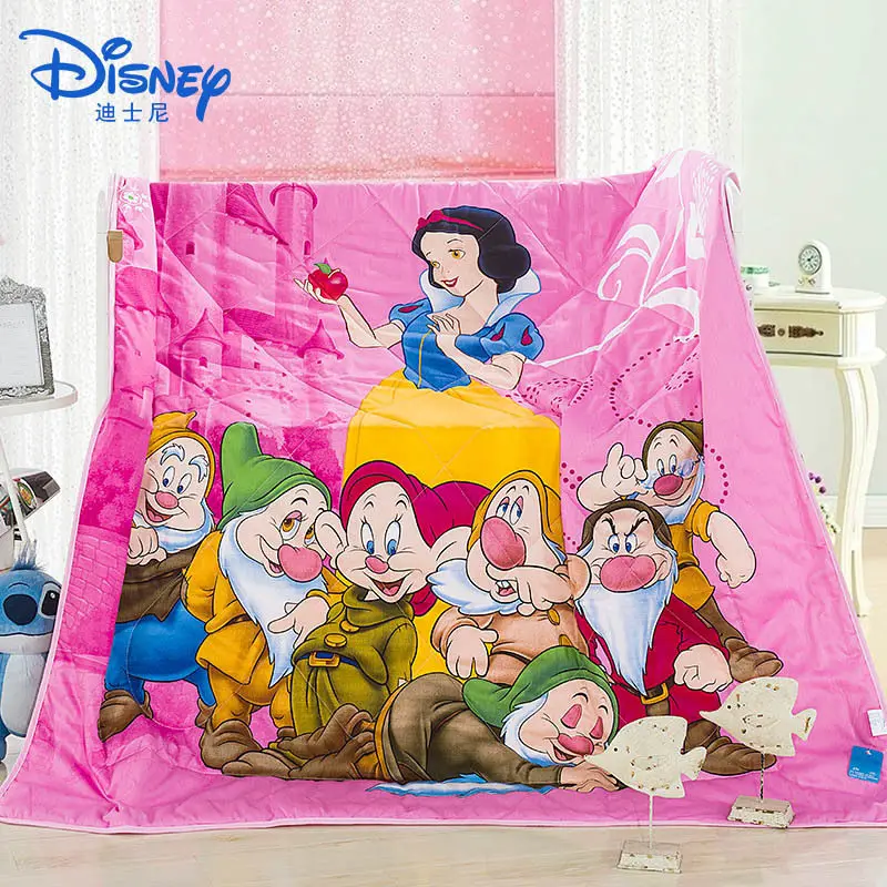 Disney Аутентичное замороженное одеяло принцессы одеяла летние хлопковые тканевое одеяло постельные принадлежности для маленьких девочек Детская кровать - Цвет: see chart