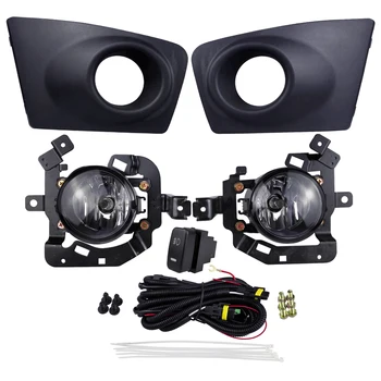 

For MITSUBISHI TRITON 2-DOOR 2009 Fog Light Assembly Car Lights ABS Plastic 4300K Yellow 12V 55W Halogen Lamp Automobile