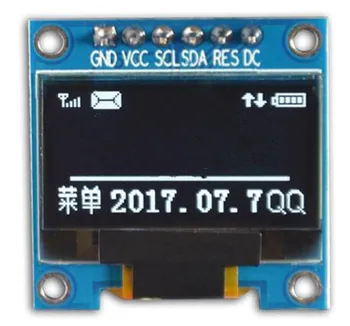 

0.96 inch 6P SPI White/Blue OLED Module SSD1315 IC Compatible for SSD1306 IIC Interface 128*64