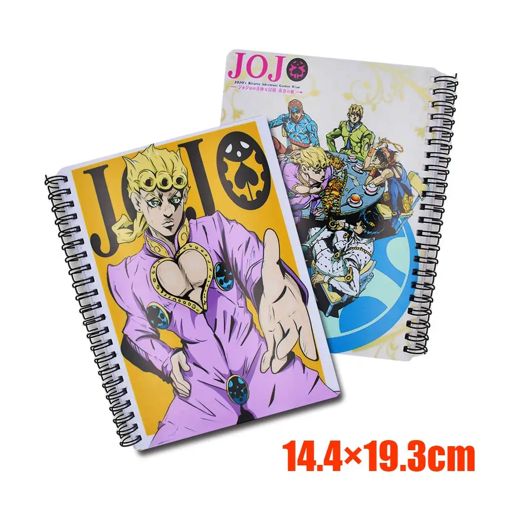 

JOJO's Bizarre Adventure Spiral Coil Notebook Blank Paper Notepad Planner Diary Journal Office School Supplies Notebooks Gift A5
