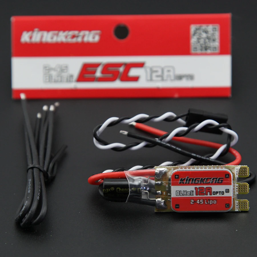4 шт./лот KINGKONG BLHeli (без BEC) 12A 20A бесщеточный высокоскоростной ESC с OneShot125 для