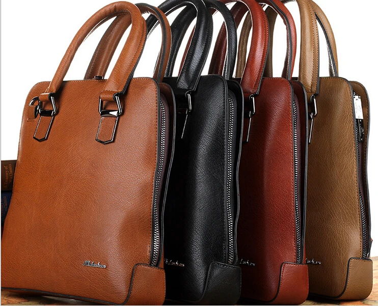 

4colors mens shoulder bags casual pu leather hk dashan brand fashion man crossbody bags big dress office male messenger bags