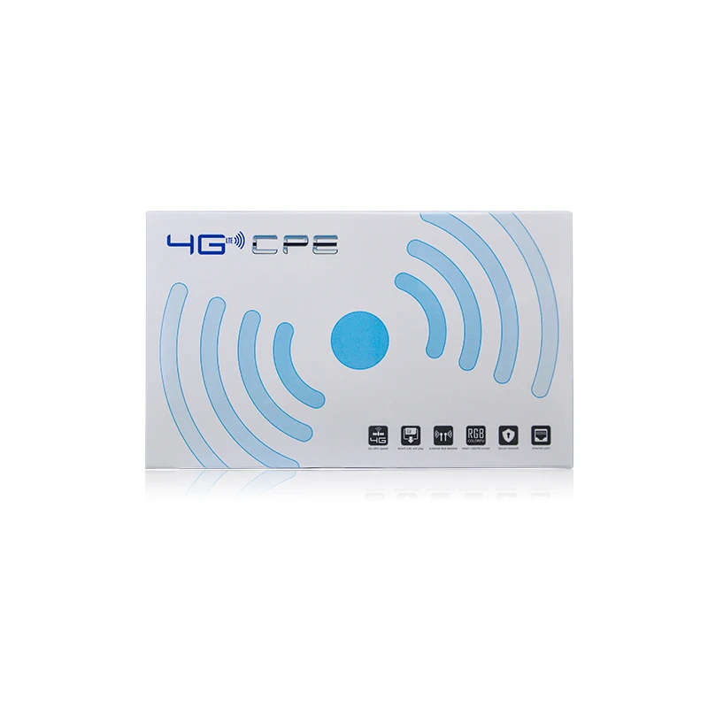 Roteador sem Fio Wi-fi com Porta Terminal de Dados Ponto de Acesso Antena Dupla 150mbps 3g 4g Cpe Uso Externo Ethernet Rj45 Wi-fi 2.4g - 5g 14 3G 4G Routers