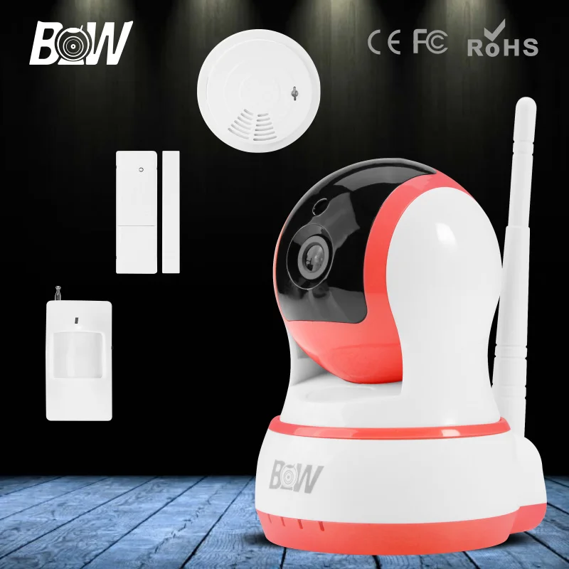 BW Mini IP font b Camera b font Infrared Motion font b Door b font Sensor