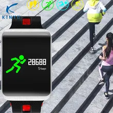 KINYO браслет шагомер мониторинг сердечного ритма трекер фитнес-активности Браслет Носимых устройств Смарт-часы для Android IOS