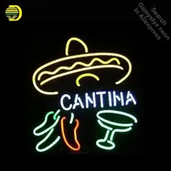 Cantina неоновый знак бар Неоновый знак неоновый свет стеклянная трубка вывеска магазина Дисплей ручной работы anuncio luminoso знаковых знак